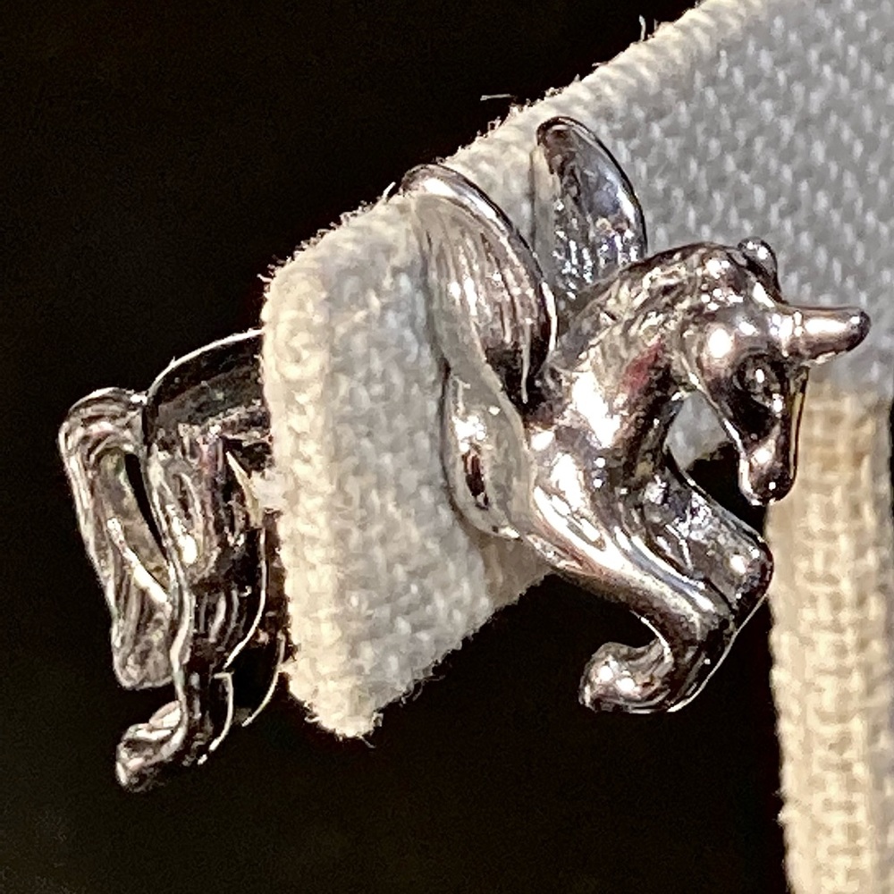 Flying unicorn earrings